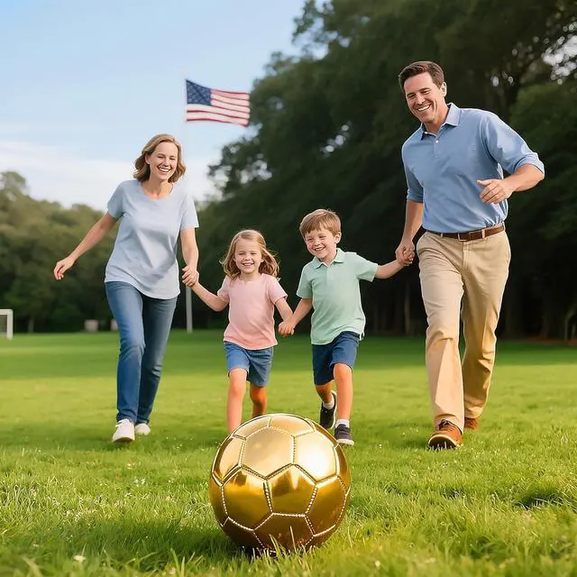 Alt view image 7 of 7 - Soccer Ball Size 3 4 5 DIY Craft Boys Girls Adults Birthday Gift with Pump Needle Training Practice Yellow Golden Ball