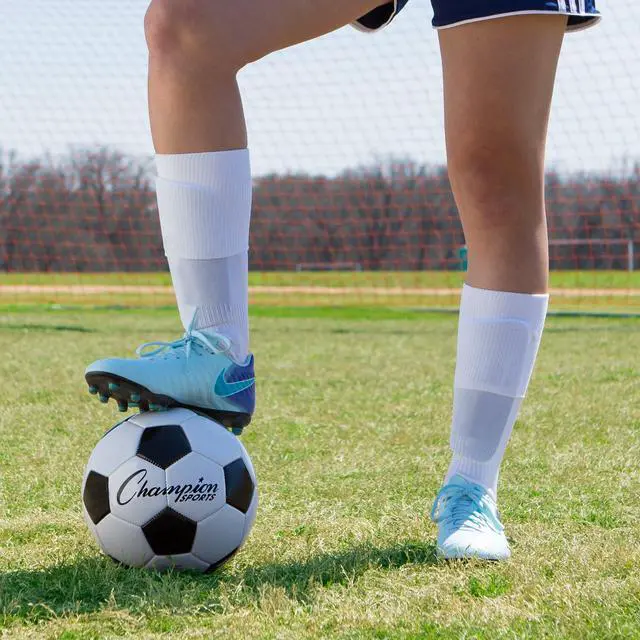 Alt view image 5 of 7 - Retro Soccer Ball, Size 3 Black/White