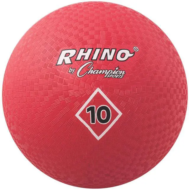 Main image of 10 Inch Playground Ball, Red