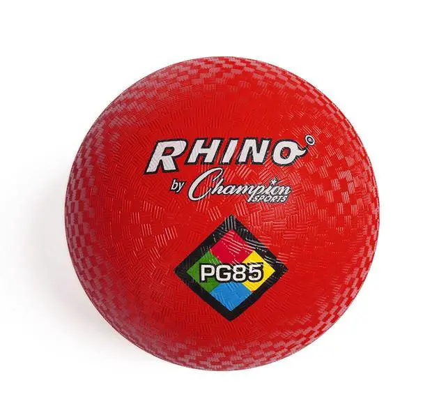 Alt view image 4 of 7 - 10 Inch Playground Ball, Red