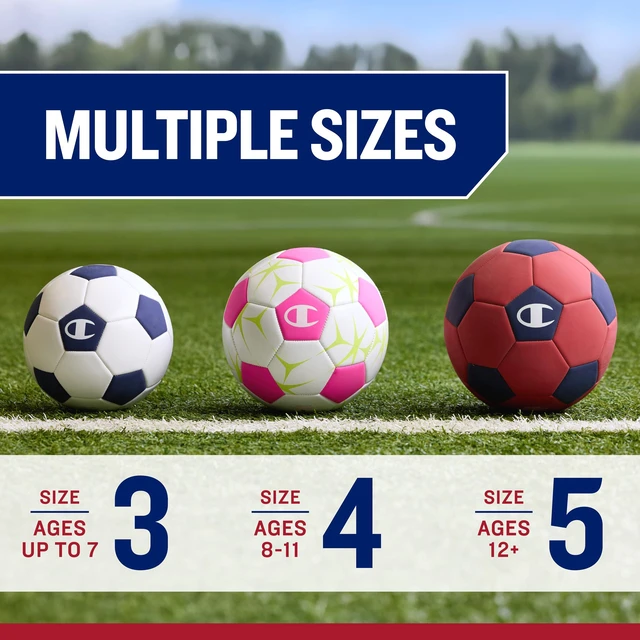 Alt view image 2 of 7 - Prodigy Soccer Ball with Pump (Size 3, Fierce Tide/Very Coral) | 32-Panel Matte Finish | Butyl Bladder for Air Retention | Machine-Stitched | Pump Included | Indoor & Outdoor Play