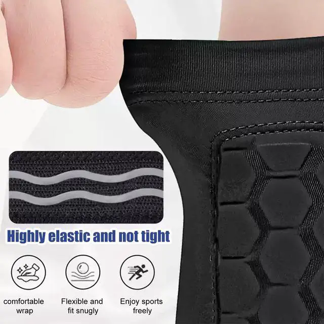 Alt view image 4 of 6 - 2 Pairs Soccer Shin Guards for Kids Youth Adult,Shin Guards Soccer Calf Compression Sleeve with Honeycomb Pads,Lightweight Shin Protector Support for Baseball MTB FootballBoys Girls Protective Gear
