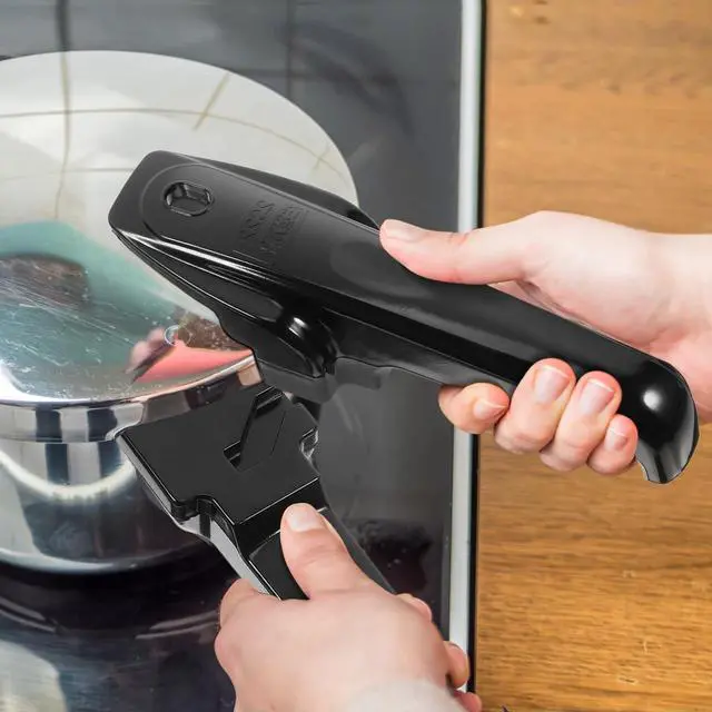 Alt view image 2 of 7 - Pressure Cooker Handle Universal, Anti-Scalding Plastic Replacement Handles for Pressure Cooker Lid and Body, Black, Kitchen Accessories for Safe Cooking