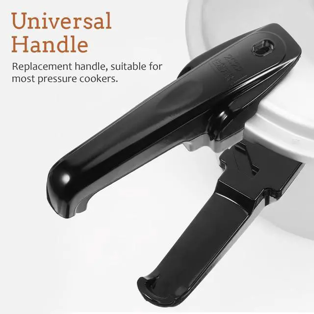 Alt view image 7 of 7 - Pressure Cooker Handle Universal, Anti-Scalding Plastic Replacement Handles for Pressure Cooker Lid and Body, Black, Kitchen Accessories for Safe Cooking