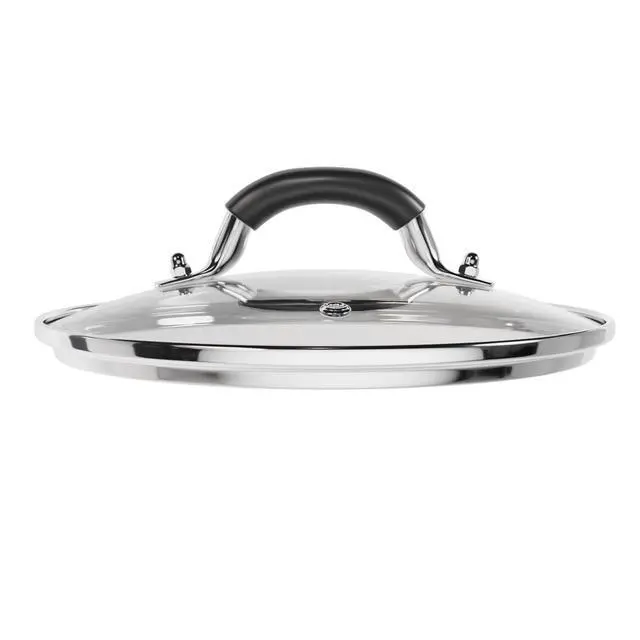 Alt view image 2 of 7 - 9.1 Inch Tempered Glass Lid for Instant Pot 5/6 Quart, Universal Pot Cover for Electric Pressure Cooker with Heat-resistant Handle Knob