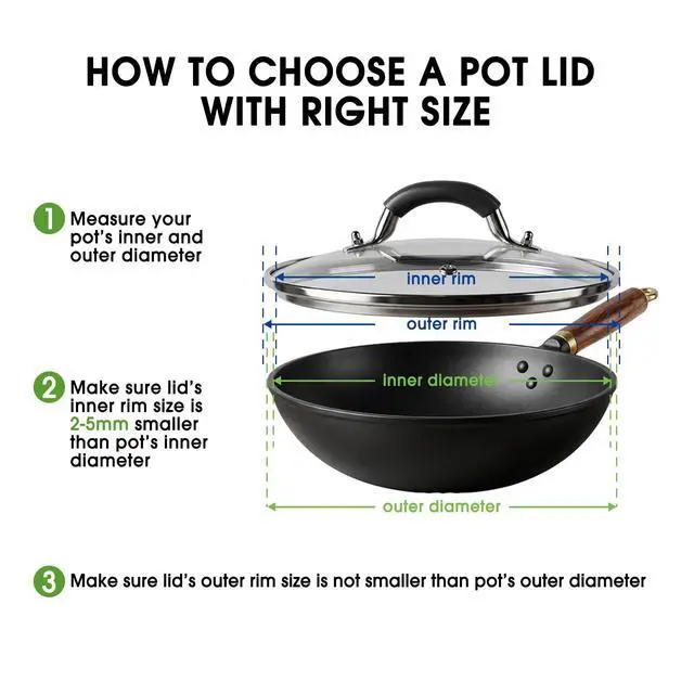 Alt view image 7 of 7 - 10 Inch Tempered Glass Lid Compatible with 8 Quart Instant Pot and Ninja Foodi, Universal Electric Pressure Cooker Lid with Upgraded Heat-resistant Silicone Handle