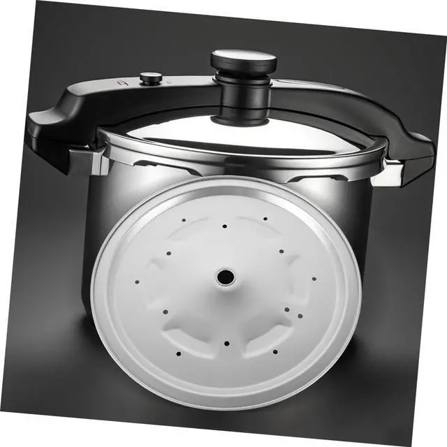 Alt view image 7 of 7 - Electric Pressure Cooker Replacement Parts Thick Lid Cover with Sealing Ring and Aluminum Inner Plate for Safe Cooking Fits Multiple Models 9.64X9.64X0.19In Easy to Clean