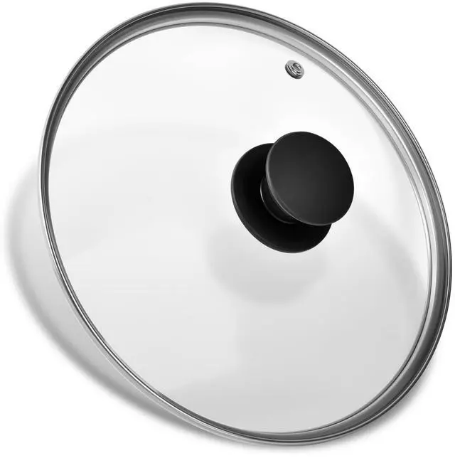 Main image of Tempered Glass Lid for Instant Pot 3 Quart - 7.6-Inch Pressure Cooker Accessories,Replacement Parts with Silicone Top Knob & Steam Vent - Heat-Resistant, Dishwasher Safe
