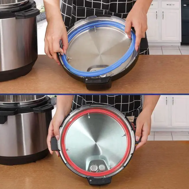 Alt view image 3 of 7 - Tempered Glass Lid & Silicone Cover for Instant Pot 6 Quart - Set of 4 Accessories
