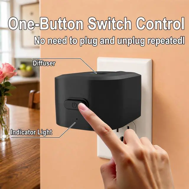 Alt view image 3 of 7 - Indoor Mosquito Repellent Device, Electric Plug in Mosquito Repellent Indoor Home Use, Mosquito Repeller for Bedroom Living Room Office Kitchen Hotel