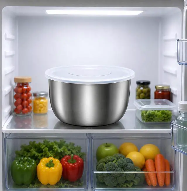 Alt view image 5 of 7 - Silicone Lid for Instant Pot 8 Quart, Airtight Inner Pot Cover for Food Storage, Reusable, Microwave & Freezer Safe, Dishwasher Safe, TranslucentTransparent White, 8QT)