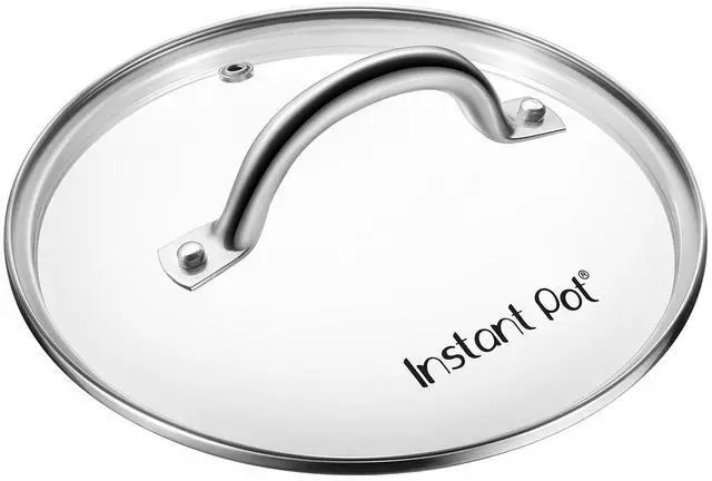 Main image of Tempered Glass Lid, 7.6-In, Mini 3-Qt, , Cooking Pot Lid, Stainless Steel Handle and Rim, Clear
