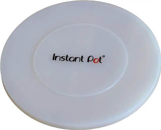 Main image of Silicone Lid, 9.8-In, 5-Qt & 6-Qt Pot Lid, From the Makers of Instant Pot, Reusable Silicone Lid for Bowl and Food Cover, Microwave Cover for Food, Transparent White