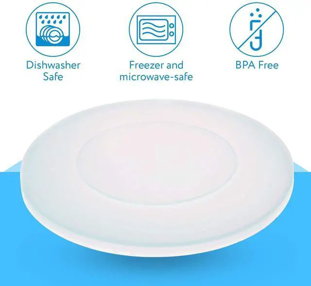 Alt view image 4 of 4 - 6 Quart Silicone Inner Pot Lid Compatible with Instant Pot DUO60/LUX60/Smart60 Pressure Cooker Cover - Clear, Retains Steam - Dishwasher & Freezer Safe Silicone Lid