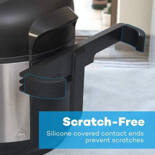 Alt view image 5 of 7 - Lid Holder Lid Stand Accessories Compatible with Ninja Foodi Pressure Cooker and Air Fryer 6.5 Quart and 8 Quart (Patent Design)
