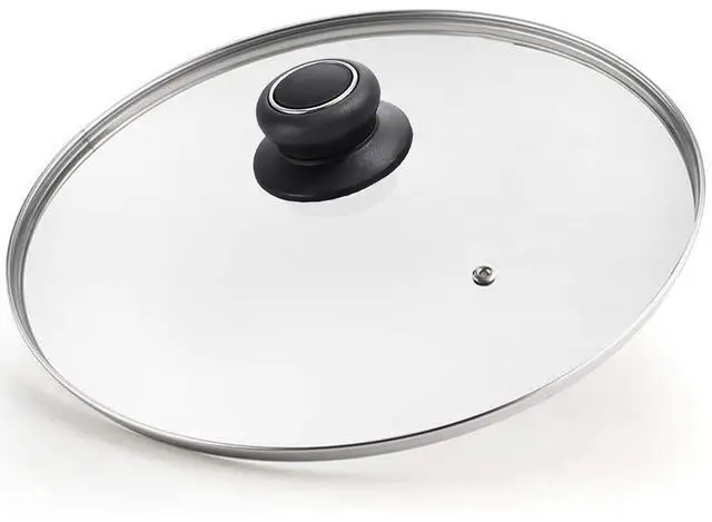 Main image of Glass Lid for Instant Pot 6 QT, 9.1 Inch Pressure Cooker Replacement Accessories, Heat-resistant Handle, Clear