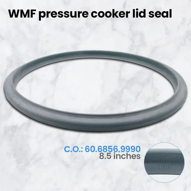 Alt view image 2 of 7 - Replacement WMF Perfect Pot Rubber Gasket 60.6856.9990 Compatible with WMF Perfect Plus and Perfect Pot Lid, Silicone, for 8.66" Diameter Pots