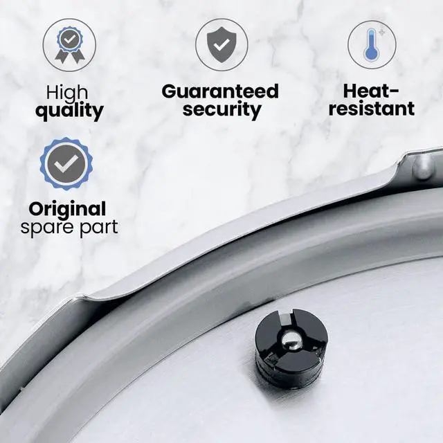 Alt view image 5 of 7 - Replacement WMF Perfect Pot Rubber Gasket 60.6856.9990 Compatible with WMF Perfect Plus and Perfect Pot Lid, Silicone, for 8.66" Diameter Pots
