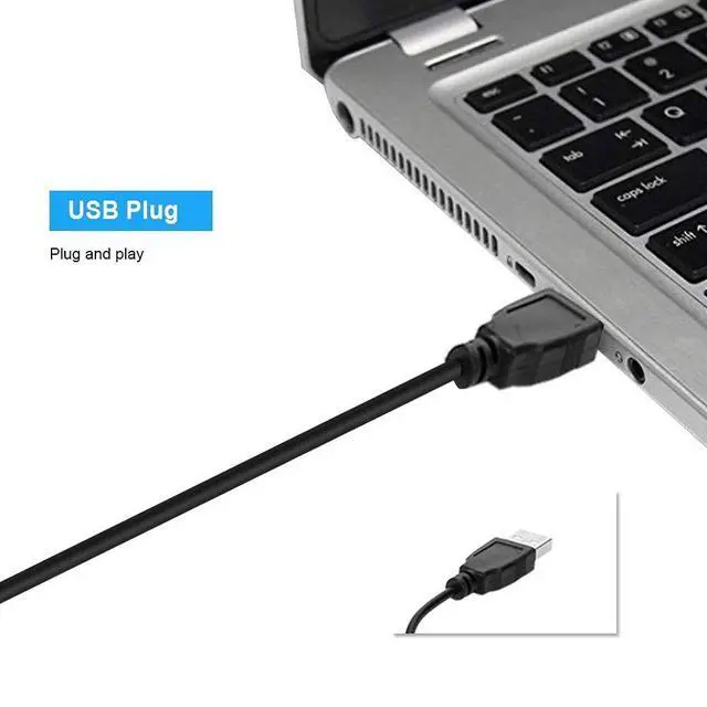 Alt view image 6 of 6 - ASHATA USB PC Microphone, Portable Directional Mic with Noise Canceling, Flexible Gooseneck, for Laptop, Desktop, Singing, Podcasting, Voice Recording