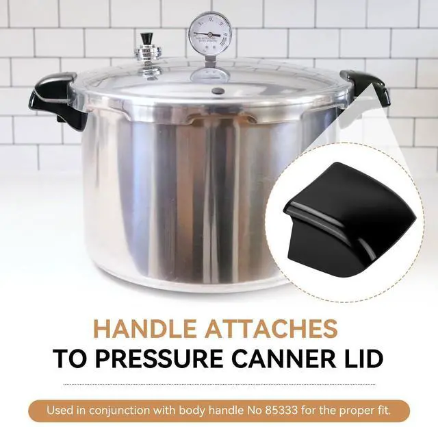 Alt view image 3 of 7 - 85803 Cover Handle Replacement for Presto Pressure Canner 16/23 Quart Model 01781,01784,01755 Pressure Cooker Lid Handle Pressure Cooker Parts Compatible with Presto 12-23 Quart Pressure Canner Lid