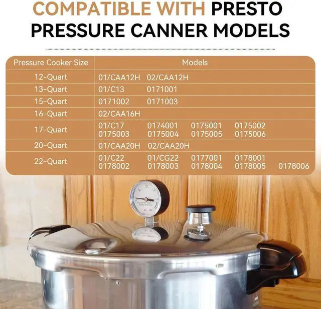 Alt view image 7 of 7 - 85803 Cover Handle Replacement for Presto Pressure Canner 16/23 Quart Model 01781,01784,01755 Pressure Cooker Lid Handle Pressure Cooker Parts Compatible with Presto 12-23 Quart Pressure Canner Lid