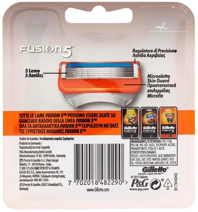 Alt view image 3 of 7 - Fusion 5 Blades for Men Replacement