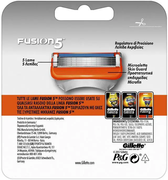 Alt view image 7 of 7 - Fusion 5 Blades for Men Replacement