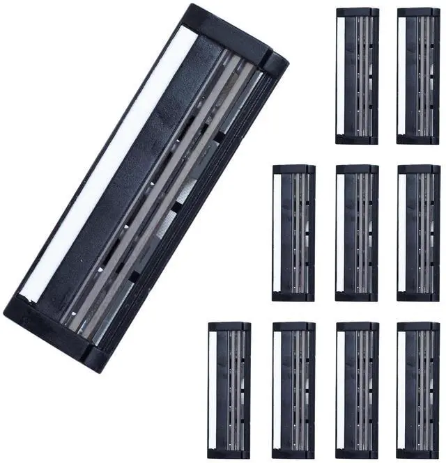Main image of Foldable & Silicone Back Hair Body Shaver Refill Cartridges,3 Blade Razor for Men, 10 Razors Included