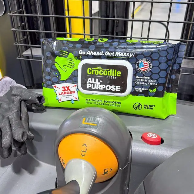 Alt view image 5 of 6 - All-Purpose Cleaning Wipes 80 Count, 15"x10" Extra Large Plant-Based Disposable Cloths Moist, Absorbent, Safe on Skin, Multi-Surface Use