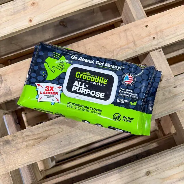 Alt view image 6 of 6 - All-Purpose Cleaning Wipes 80 Count, 15"x10" Extra Large Plant-Based Disposable Cloths Moist, Absorbent, Safe on Skin, Multi-Surface Use
