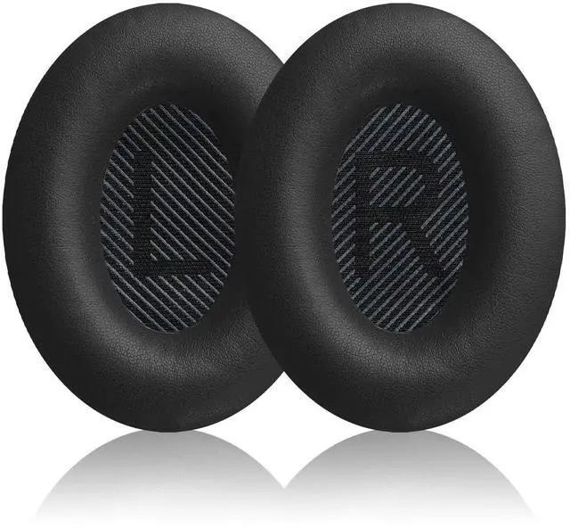 Main image of Replacement Ear Pads for Bose QC35 & QC35II Headphones-Black&Black | Earpads for Bose QuietComfort 35 & 35ii, QC15/QC25/QC2, SoundTrue/SoundLink Around-Ear I/II, AE2/AE2i Ear Cushions Ear Covers