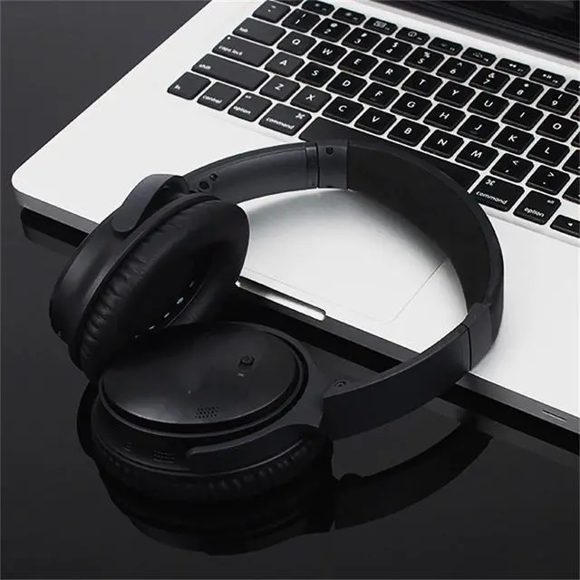 Alt view image 7 of 7 - Replacement Ear Pads for Bose QC35 & QC35II Headphones-Black&Black | Earpads for Bose QuietComfort 35 & 35ii, QC15/QC25/QC2, SoundTrue/SoundLink Around-Ear I/II, AE2/AE2i Ear Cushions Ear Covers
