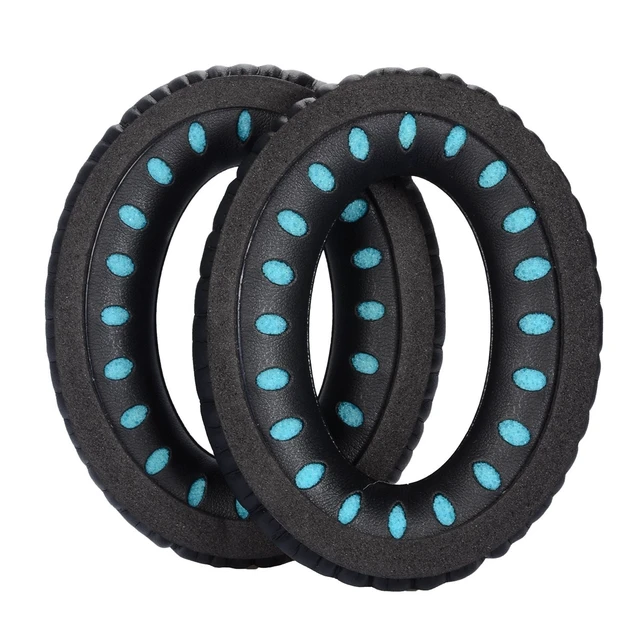Alt view image 6 of 7 - Replacement Ear-Pads Cushions for Bose QuietComfort QC-35 QC-35-ii QC-25 QC-15 QC-2 Headphone, Ae2/Ae2i/Ae2W SoundLink SoundTrue Around-Ear, with Soft Protein Leather, Added Thickness