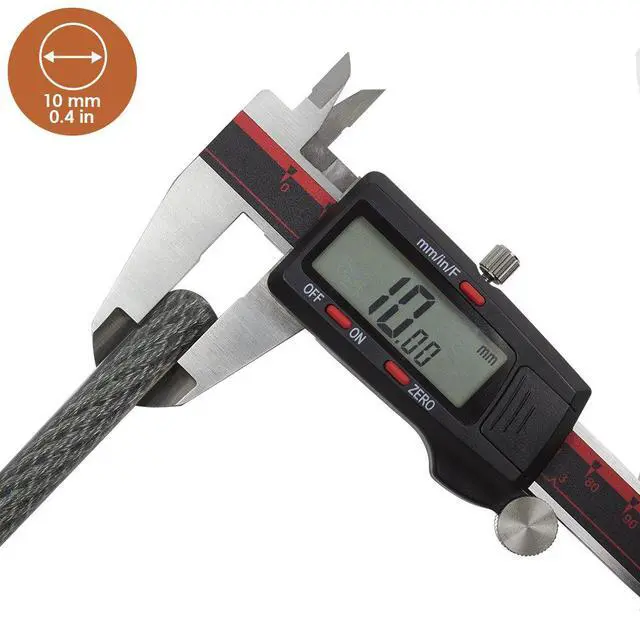 Alt view image 4 of 7 - 4FT Heavy-Duty Security Cable Lock with Loops Extra Thick 10mm (3/8") Braided Steel, Cut-Resistant & Weatherproof Wire Cable for Padlock, Gate, Bike, Motorcycle & Outdoor Equipment