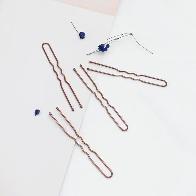 Alt view image 7 of 7 - 330 Count U Shaped Hair Pins Brown, YINGFENG 2.4inch Brown Bun Pins Bun Hair Pins for Women Girls with Storage Box, Hair Accessories for All Women Hair Types