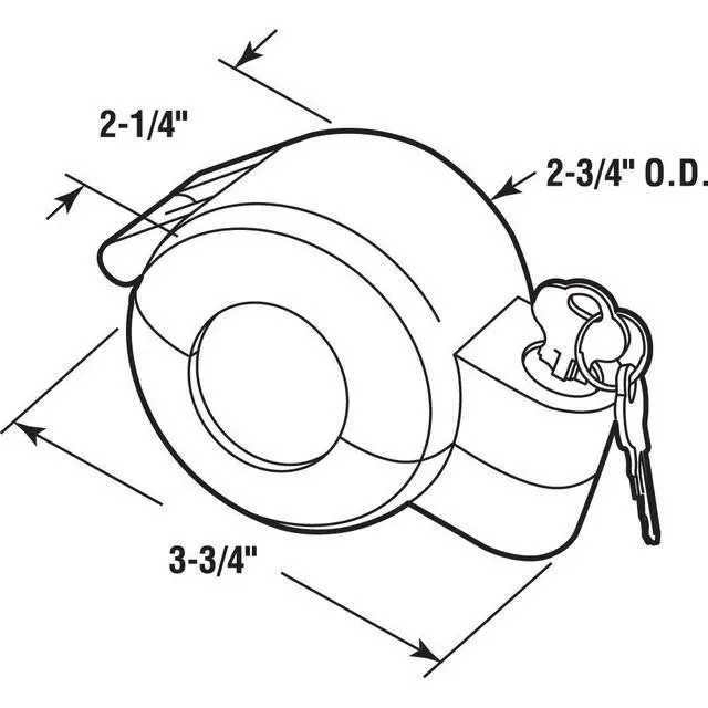 Alt view image 2 of 3 - S 4180 Door Knob Lock-Out Device, Gray, Single Pack
