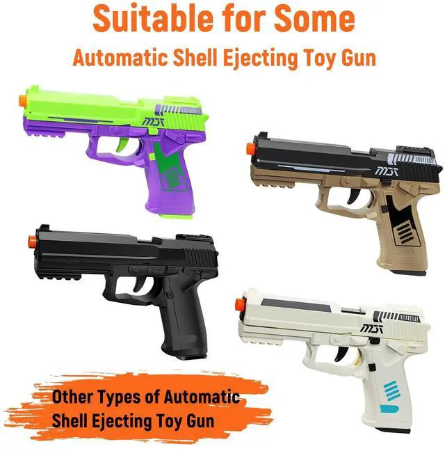 Alt view image 3 of 5 - Automatic Shell Ejecting Toy Gun Supplementary Soft Bullets Included 100 Soft Bullets & 6 Shells