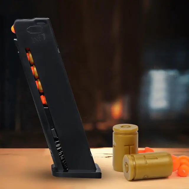 Alt view image 5 of 5 - Automatic Shell Ejecting Toy Gun Supplementary Soft Bullets Included 100 Soft Bullets & 6 Shells