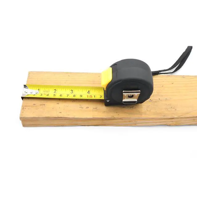 Alt view image 6 of 6 - Steel Retractable Tape Measure, Easy Read, 16 ft / 5M, Black