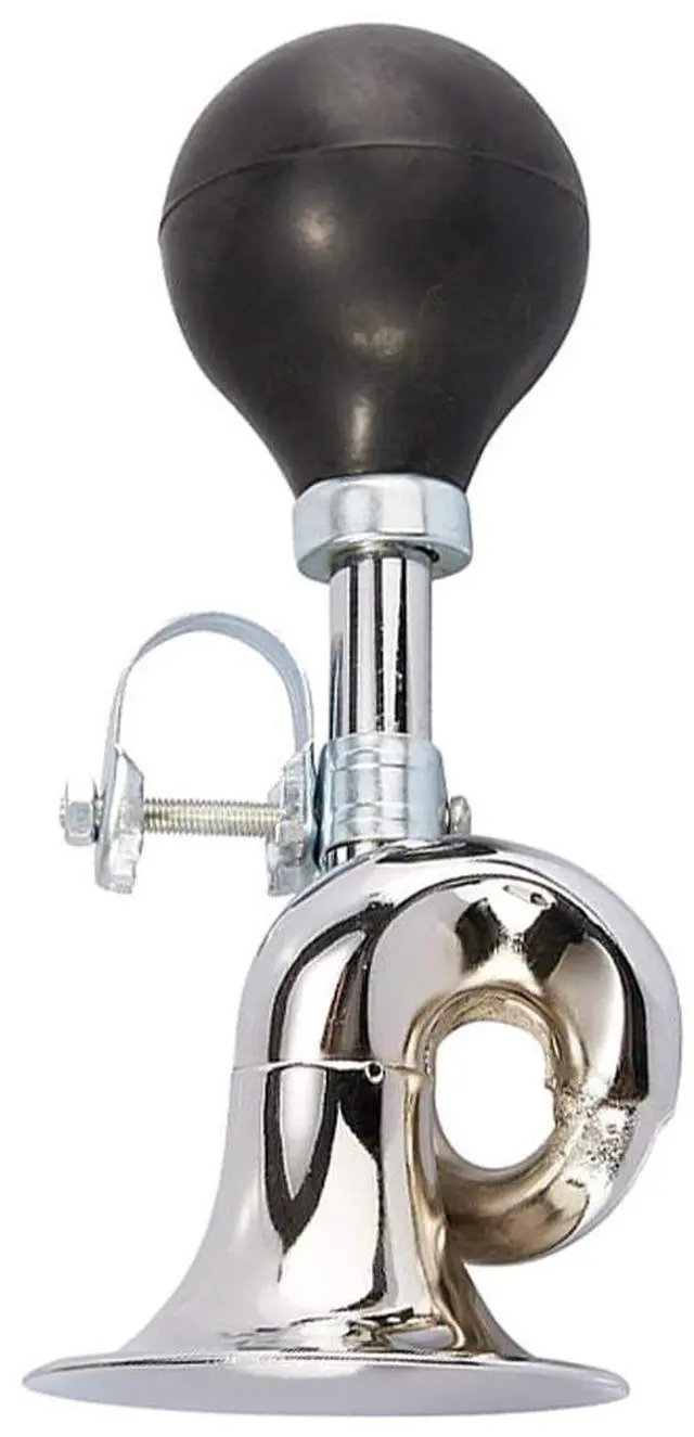 Alt view image 3 of 3 - Bike Horn, Classic Metal Horn for Adult and Kids Bike, Fits Most Bicycle Handlebar