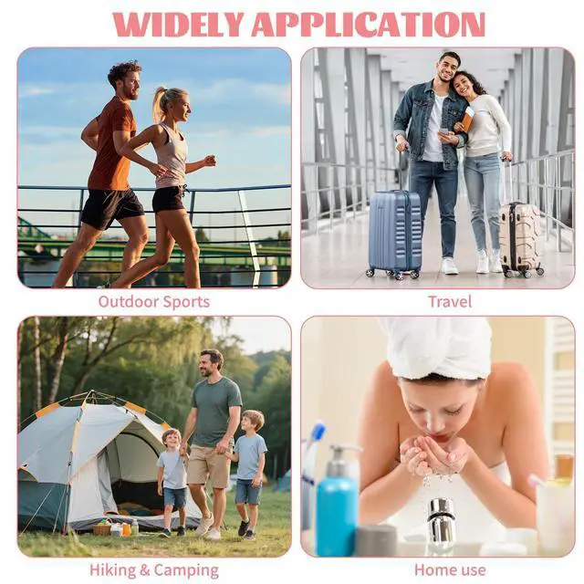 Alt view image 4 of 7 - Compressed Disposable Face Towel, Thicker Individually Packaged Compressed Towels Dry Wipes, 30 PCS Large Size Coin Tissue Portable Washcloth for Travel Camping Hiking Outdoor Sports Beauty Salon