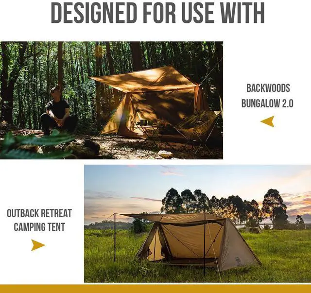 Alt view image 6 of 7 - Waterproof Tent Footprint, 81" x 65"