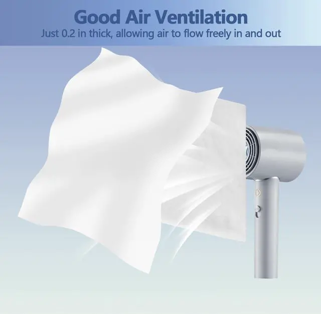 Alt view image 5 of 7 - Air Vent Filter White, 12"X120" Cut to Size Air Filter Roll (80 + Filters), Electrostatic Vent Filter Material for Home Floor, Ceiling, Grilles, HVAC Vent, Compression Packing (Thickness: 0.2 In)