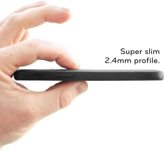 Alt view image 3 of 7 - Mobile Everyday Phone Case for Samsung Galaxy S25, Charcoal, Slim Profile, 6 ft Drop Protection, Weatherproof Fabric Shell, SlimLink Connects to Mobile Mounts & Gear