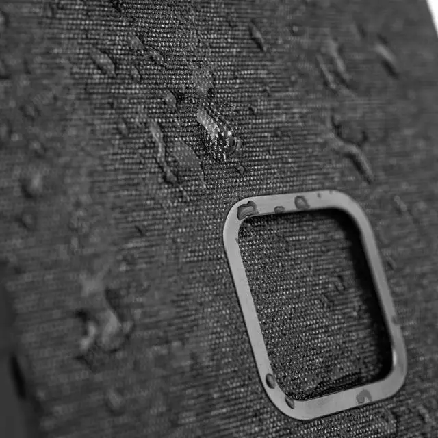 Alt view image 4 of 7 - Mobile Everyday Phone Case for Samsung Galaxy S25, Charcoal, Slim Profile, 6 ft Drop Protection, Weatherproof Fabric Shell, SlimLink Connects to Mobile Mounts & Gear