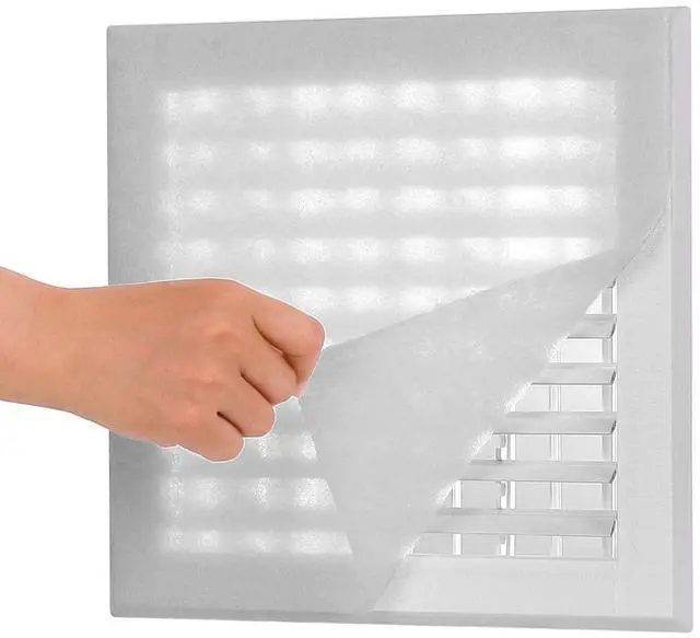 Main image of Complete Air Vent Filters Kit- 98 x 18'' Electrostatic Media With 157" of Installation Tape 36+ Filters per Roll for HVAC, AC & Heating Intake Registers & Grilles