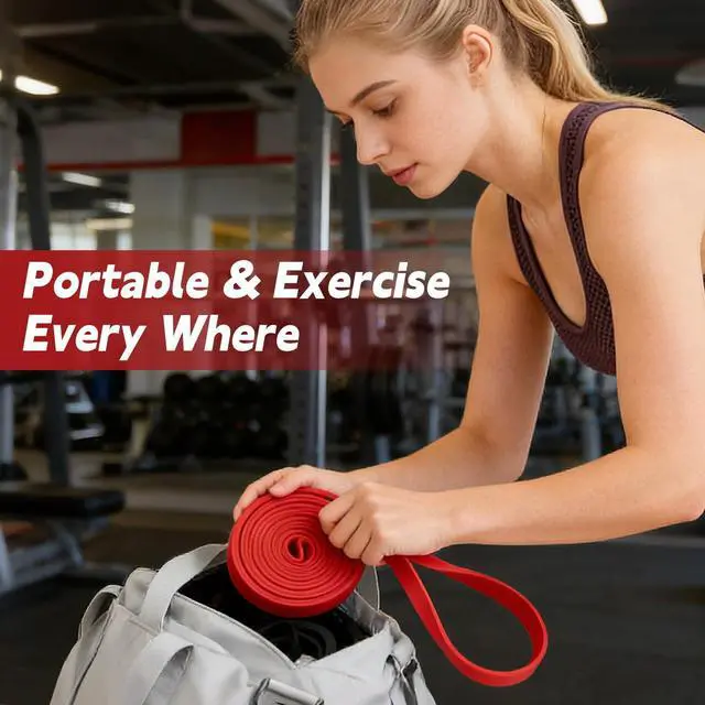 Alt view image 5 of 7 - Pull Up Assistance Bands, 5 Levels Resistance Bands for Working Out, Exercise Bands Resistance for Men & Women, Pull Up Bands for Body Training, Muscle Building, Physical Therapy, Home & Gym Fitness