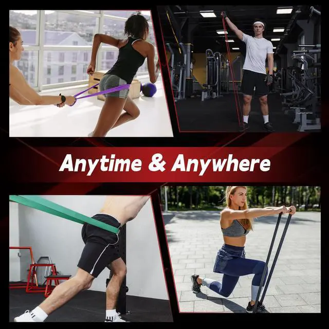 Alt view image 7 of 7 - Pull Up Assistance Bands, 5 Levels Resistance Bands for Working Out, Exercise Bands Resistance for Men & Women, Pull Up Bands for Body Training, Muscle Building, Physical Therapy, Home & Gym Fitness