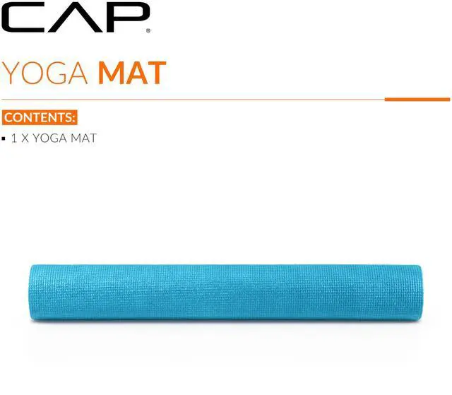 Alt view image 2 of 7 - Barbell HHY-CF004B Fitness Yoga Mat, Blue, Original version