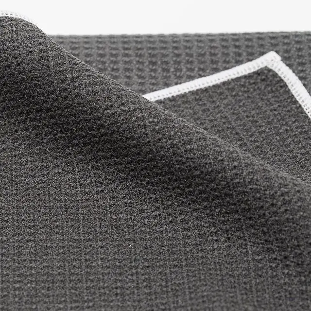 Alt view image 4 of 7 - Stickyfiber Hot Yoga Towel - Silicone Backed Yoga Mat-Sized, Absorbent, Non-Slip, 24" x 72" Bikram, Gym, and Pilates - (Gray, Standard)